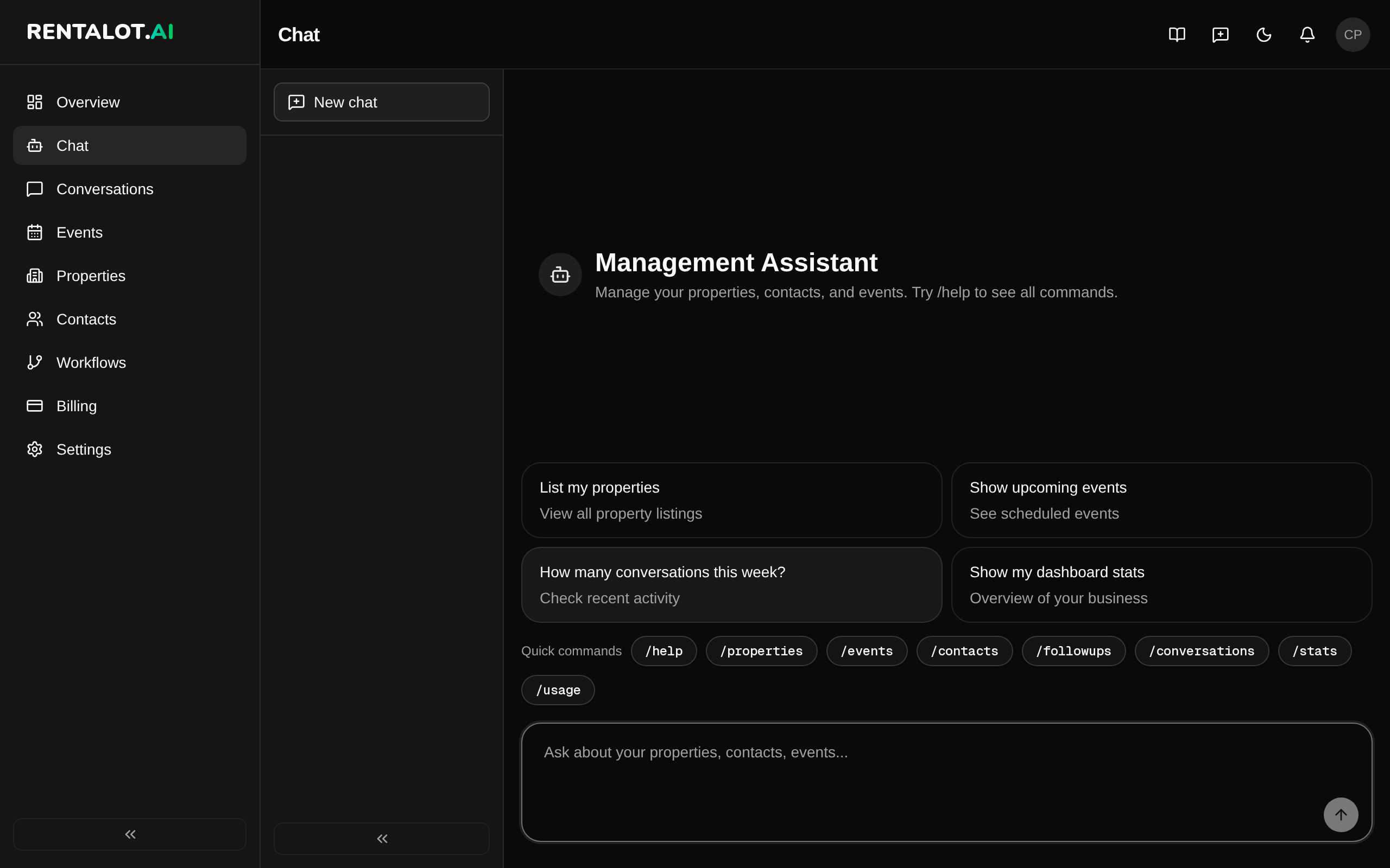 AI management chat